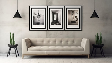 Energize inner parts parts parts organize of living room with cherish organize and wrapped blurbs. Creative resource, AI Generatedの素材