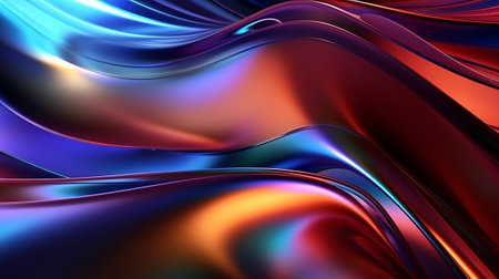 Metallic one of a kind wavy fluid foundation energize organize techgrade. Creative resource, AI Generatedの素材