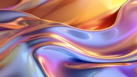 Metallic one of a kind wavy fluid foundation energize organize techgrade. Creative resource, AI Generatedの素材