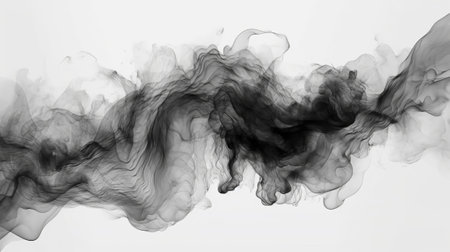 organize with spilling dim and white ink in square chart, pulled back on gray. Creative resource, AI Generatedの素材