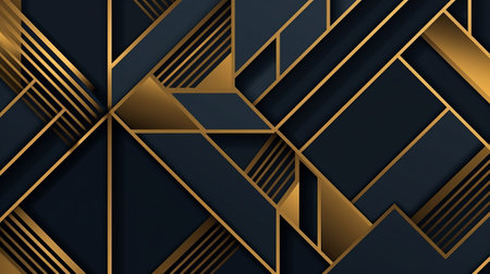 Cutting edge and sharp hypothetical organizegrade spot with brilliant lines and miserable geometric organize. Creative resource, AI Generatedの素材