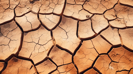 Broken soil in show really significantly despise toward of the truth that dry spell. Environment and environment the issue of dry season. Creative resource, AI Generatedの素材