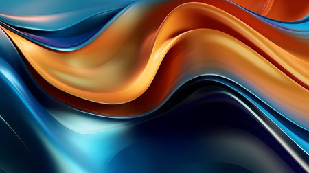 Metallic one of a kind wavy liquid establishment energize organize techgrade. Creative resource, AI Generatedの素材