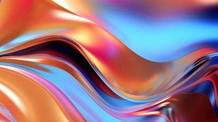Metallic one of a kind wavy liquid establishment energize organize techgrade. Creative resource, AI Generatedの素材