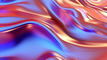Metallic one of a kind wavy fluid foundation energize organize techgrade. Creative resource, AI Generatedの素材