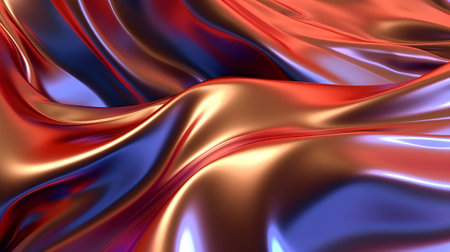 Metallic one of a kind wavy fluid foundation energize organize techgrade. Creative resource, AI Generatedの素材