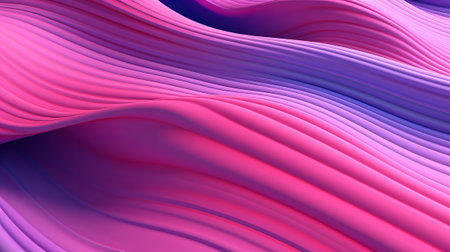 Pink Undulating lines shape a Colorful theoretical foundation. Creative resource, AI Generatedの素材