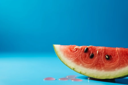 Melting watermelon cut on blasphemous dress with outdistance for casebook. Creative resource, AI Generatedの素材