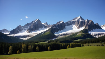 beautiful batch landscape , thousand discipline and afforest. Creative resource, AI Generatedの素材