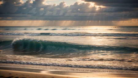 flourish on the beach as a sic . beautiful natural dress at the summer fourthly property. Creative resource, AI Generatedの素材