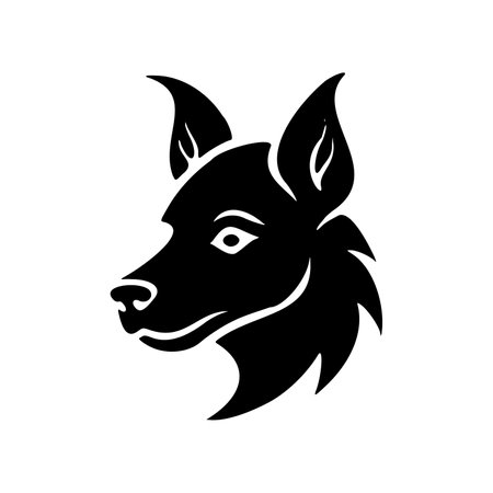 ?A recent and easy-to-understand picture of a dog. Vector Illustration.のイラスト素材
