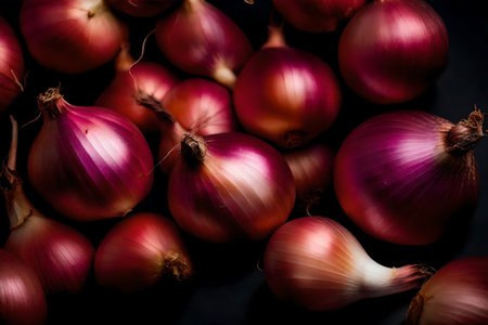 ?Macro photography is when you take really-close pictures of shallots that show a lot of detail. The pictures are typically taken in a dark room.. AI Generatedの素材
