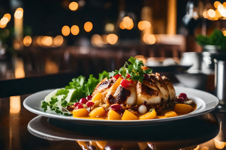 ?Take a look at Capirotada, a delicious food, at a nice restaurant nearby.. AI Generatedの素材