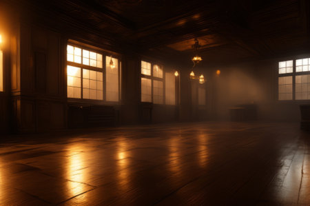 Interior of empty room background. AI Generatedの素材