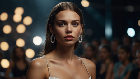 AI Generated. Cool look Fashion Fashion show Glamorの素材