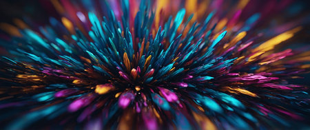AI Generated. Dive into the captivating world of abstract beauty with this stunning movement backdrop, blending fluid motion and vibrant colors to create an enchanting visual experienceの素材