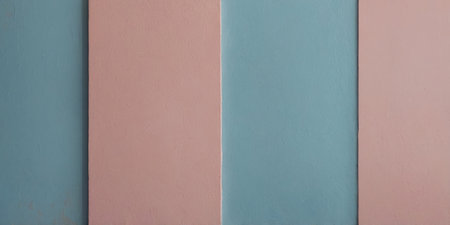 AI Generated. Abstract post-minimalist composition in pastel pink and blueの素材