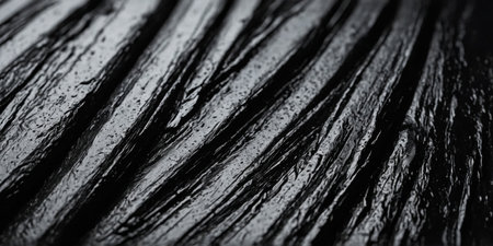 AI Generated. Selection of black brush stroke lines, great for art, design, or decorationの素材