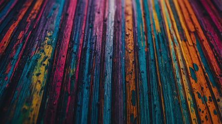 AI Generated. Colorful abstract background, barcode artの素材