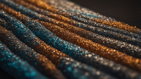 AI Generated. Innovative insulation materials, warm and cool paletteの素材