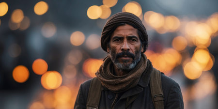 AI Generated. Civilian refugee affected from aggression of war and battle escape city from war zone which has no little comelinessの素材