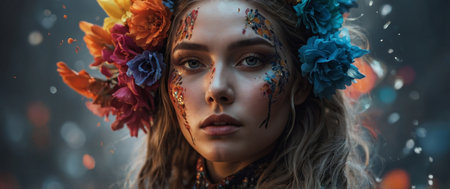 AI Generated. senior gay lesbian couple in pastel colorの素材