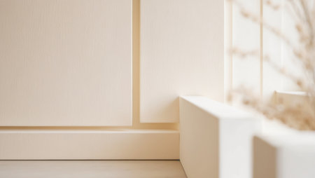 AI Generated. Soft Cream Textured Background for Design Projectsの素材