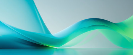 AI Generated. Neon Cyan Abstract Creative Background Designの素材