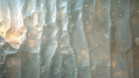 AI Generated. ribbed pane of glass with subtle reflectionsの素材