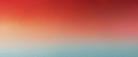 AI Generated. Textured background transitioning from bright red to light blueの素材