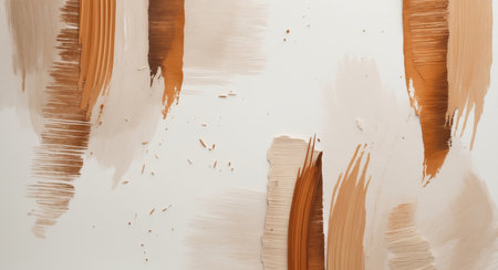 AI Generated. Dynamic interplay of abstract pencil strokes rendered in earthy tones and soft textures creating a captivating visual experienceの素材