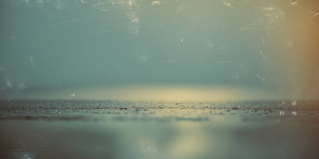 AI Generated. Lens Optical Flare Glare Grunge Scratches and Noiseの素材