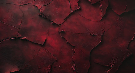 AI Generated. Deep Crimson Abstract Texture Grunge Background Artの素材