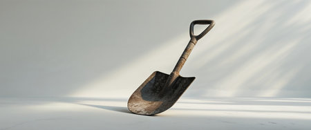AI Generated. there is a shovel that is laying on the groundの素材