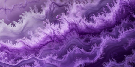 AI Generated. Swirling purple liquid abstract background texture designの素材