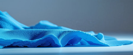 AI Generated. Bright Blue Texture in Studio Light Settingの素材