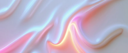 AI Generated. Neon illuminated creamy texture for modern design and backgroundsの素材