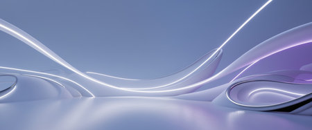 AI Generated. abstract light technology background glows in the dark of comelinessの素材