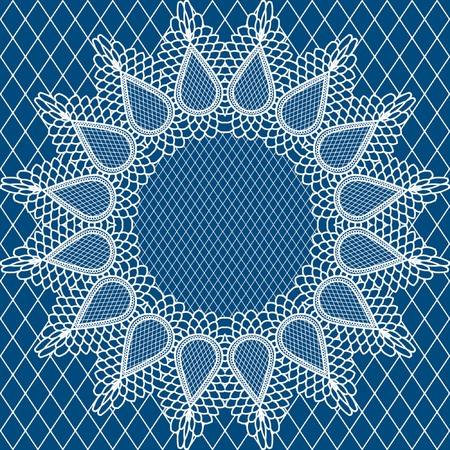 Lace invitation card, wedding or greeting card design with ornamental patternのイラスト素材