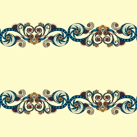 Abstract seamless floral pattern.のイラスト素材