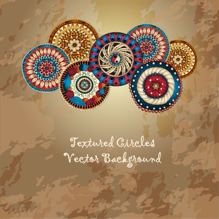 Vector abstract floral decorative background.のイラスト素材