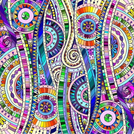 Background with geometric mosaic elements.のイラスト素材