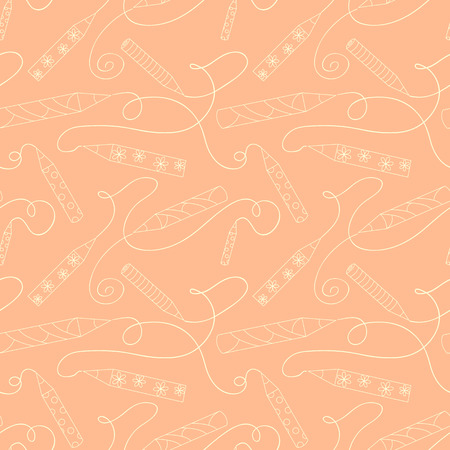 Seamless pattern with art doodle pencils. Kids background.のイラスト素材