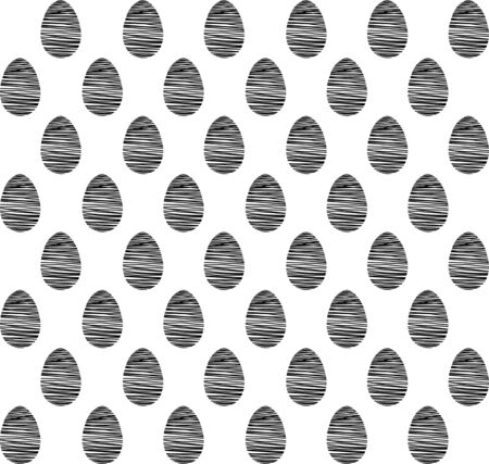 Seamless pattern, backgrounds, textures of colored abstract Easter eggs. Watercolor decorative drawing.の写真素材