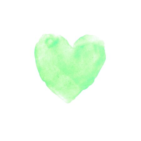Hand drawn watercolor heart texture love. Valentine's day background.の写真素材