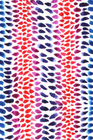 Abstract background. Brush strokes watercolor, paint spots, animal print. Children sketch doodle hand drawn.の写真素材