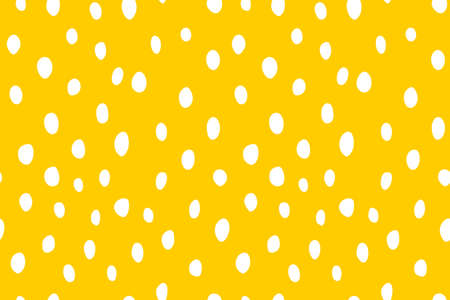 Background polka dot. Seamless pattern. Random dots, circles, spots, stains. Design for fabric, wallpaper. Irregular random abstract vector texture. Repeating graphic backdrop.のイラスト素材