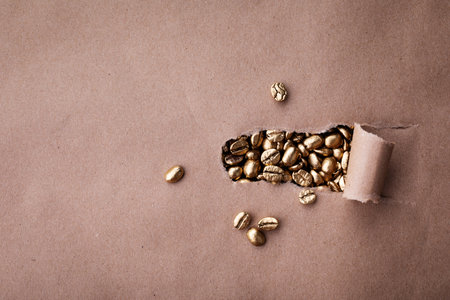 Coffee beans concept background.の写真素材