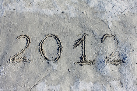 New year, Christmas 2012 and doomsdayの写真素材