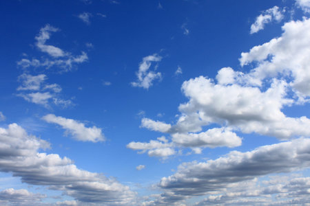 Blue sky with beautiful clouds
